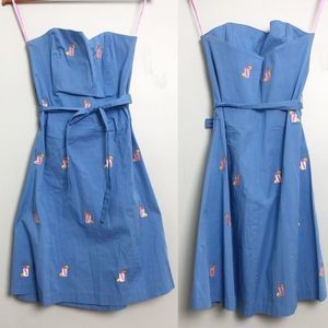 Lilypod Blue Sweetheart Lemonade Dress NEW 10